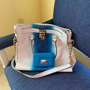 Michael Kors handbag and matching wallet